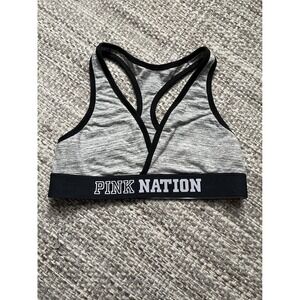 Victorias Secret Pink nation bralette Sports Bra Small Stretch Athletic